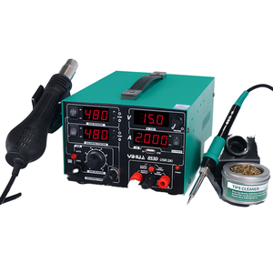 YIHUA 853D Station de reprise 4-en-1 pistolet à Air chaud fer à souder sortie USB 15V 2A <span class=keywords><strong>DC</strong></span> alimentation BGA outil de soudage nouveau utilisé - Product Image 1