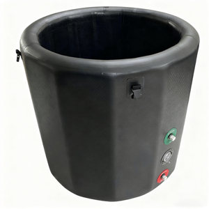 Bañera de Hielo Inflable Portátil Vanace para Exteriores, Barril Redondo para Inmersión en Frío, para Recuperación Deportiva - Product Image 6