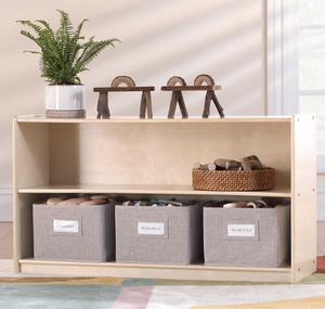 Gabinete de juguete de madera de 2 capas Montessori, estantería de 5 niveles para el hogar, escuela o biblioteca, almacenamiento de exhibición organizador para niños - Product Image 6