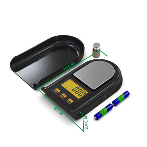 Báscula <span class=keywords><strong>de</strong></span> Bolsillo Electrónica <span class=keywords><strong>de</strong></span> Acero Inoxidable, Báscula Digital con Pantalla LCD, Calculadora <span class=keywords><strong>de</strong></span> Medición <span class=keywords><strong>de</strong></span> Peso, Precisión <span class=keywords><strong>de</strong></span> 0.001g, Funciona con Batería - Product Image 4