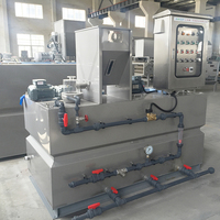 Système automatique de mélange et de dosage de poudre chimique polymère pour réservoir de stockage d'eau, flocculant au chlore pour le traitement des eaux usées