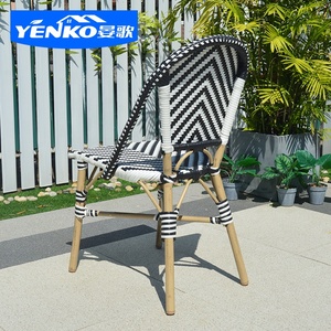 Chaise <span class=keywords><strong>de</strong></span> salle à manger en rotin osier bistro meubles en rotin en résine osier ensemble <span class=keywords><strong>de</strong></span> table à manger pour café et restaurant meubles <span class=keywords><strong>de</strong></span> <span class=keywords><strong>jardin</strong></span> patio - Product Image 5