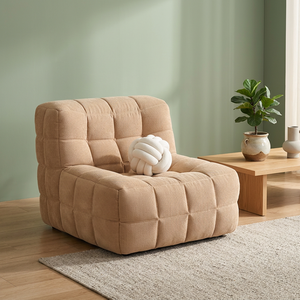 Silla Moderna de Terciopelo, Estilo Mid-Century, con Respaldo Sólido y Giratorio, para Sala de Estar - Product Image 4