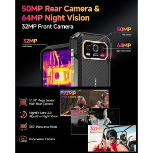 Téléphone robuste Ulefone Armor 27T Plus 6,78 pouces, 24 Go de RAM, 256 Go de stockage, caméra thermique, batterie 10600 mAh - Product Image 5