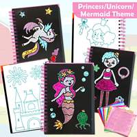 Kit de bricolage de princesse et de licorne amusant pour les enfants, idée créative, cadeau d'anniversaire et de Noël pour les enfants.