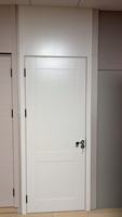 Porte en bois laquée en panneau composite haute densité de style français Kaiming, insonorisée, pour salon