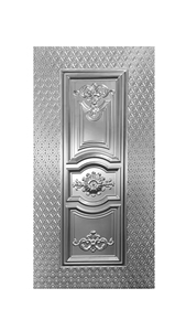 Phipulo kiểu dáng đẹp ARC tinh tế Emboss cửa da hiện đại dòng thép tấm cho đương đại Bên ngoài cổng - Product Image 6