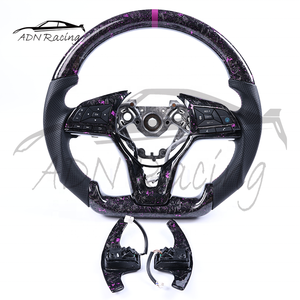 <span class=keywords><strong>Volant</strong></span> personnalisé en fibre de carbone forgée de couleur violette pour Nissan Sentra Versa Altima 2019-2025 - Product Image 3