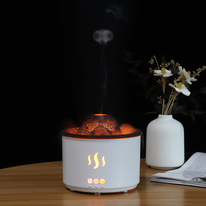 Diffuseur d'arômes volcanique avec lumière simulée d'étincelles de feu, humidificateur ultrasonique portable, diffuseur d'huiles essentielles pour intérieur - Product Image 3
