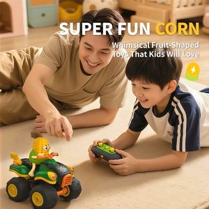 Y06 2.4GHz <b>Mini</b> RC Car Cartoon Corn Shape Electric Remote Control Toy Car Ready to Run Off-Road for Kids - Product Image 5