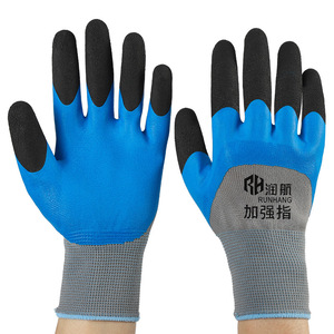 Công Nghiệp 12 đôi găng tay an toàn nd818 găng tay bảo hộ lao động chống mài mòn chống trượt dày bọt xây dựng - Product Image 1