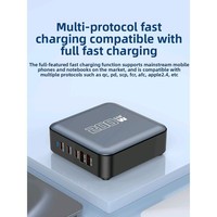 Chargeur GaN Premium 320W 20V/5A, station de charge universelle haute puissance pour téléphones et ordinateurs portables avec charge rapide 200W, garantie 4 ans