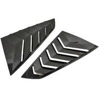 Pour Ford Mustang S650 GT 2024 2025 – Cache de rétroviseur arrière en ABS noir brillant à motif fibre de carbone pour fenêtre à persiennes – Accessoires