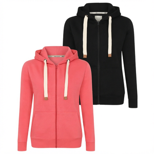 Sudadera con capucha unisex de color sólido, tejida en algodón, corte regular, informal, para otoño. - Product Image 1