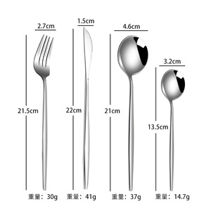 Fourchettes élégantes de qualité <span class=keywords><strong>sup</strong></span>érieure en acier inoxydable 304, 16 pièces, pour banquets, hôtels, professionnels, commerciaux, HoReCa <span class=keywords><strong>Sup</strong></span> - Product Image 5
