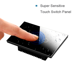 مفتاح إضاءة ذكي جداري يعمل باللمس واي فاي وبلوتوث، بتردد راديو 433 ميجاهرتز، 1/2/3/4 أزرار، متوافق مع Tuya Smart Life وAlexa وGoogle Home - Product Image 2