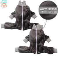 COLLABOR Manteau d'hiver pour grands chiens en flanelle 3 couleurs, doux, personnalisable par les fabricants, vente en gros