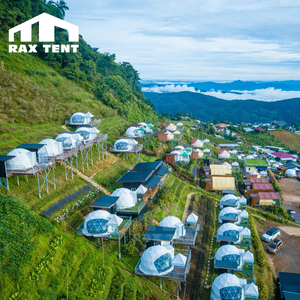เต็นท์โดม Geodesic ขนาดเล็ก4ม./5ม./6ม. สำหรับโรงแรมแกลมปิ้งโดมและรีสอร์ทพร้อมบาร์เหล็กในประเทศไทย - Product Image 1