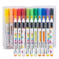 Marqueurs acryliques liquides à pointe unique, colorés, opaques, empilables, pour usage artistique, avec logo personnalisé, vente en gros du fabricant Astronaut Direct