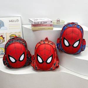 SpiderMans <span class=keywords><strong>3D</strong></span> Hard-Shell impermeable Nylon diseño de dibujos animados <span class=keywords><strong>mochila</strong></span> de escuela primaria para niños niñas Unisex - Product Image 6