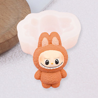 Moule en silicone en forme de lapin Yulixin SM, écologique, non toxique, pour savon fait main, plâtre, chocolat, décorations de gâteaux