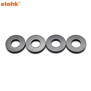 ELEHK Rondelle d'espacement en <span class=keywords><strong>plastique</strong></span> noir et blanc PA66 Rondelle d'espacement en nylon remplie de verre Joint en <span class=keywords><strong>plastique</strong></span> en nylon Rondelles plates en <span class=keywords><strong>plastique</strong></span> - Product Image 3