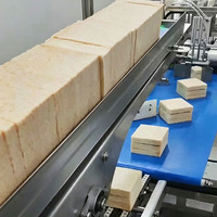Ligne de production de sandwichs à grande vitesse, équipement de découpe et de remplissage de pain grillé pour usine de boulangerie, transformation industrielle du pain