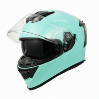 Casque de moto intégral à double visière MY FF936 ABS - Équipement de conduite professionnel certifié DOT/ECE