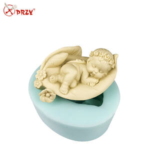 <span class=keywords><strong>Ange</strong></span> de sommeil bébé modélisation silicone savon résine <span class=keywords><strong>moule</strong></span> en plâtre - Product Image 3