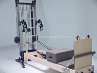 Reformer Pilates Commercial Demi-Trapez Réglable, Ensemble Complet, Logo et Couleur Personnalisables pour Studio de Pilates et Yoga
