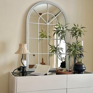 <span class=keywords><strong>Espejo</strong></span> Decorativo de Pared para Sala de Estar, Estilo Francés, Personalizado, con Marco de Hierro Forjado y Arco Grande - Product Image 2