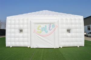 Barre gonflable de club led de mariage bon marché tube d'air blanc géant tente cubique de fête tente de <span class=keywords><strong>camping</strong></span> gonflable à vendre - Product Image 2