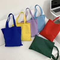 Sac fourre-tout en toile sur mesure avec longue anse, logo imprimé personnalisé, idéal pour le shopping (vente en gros)