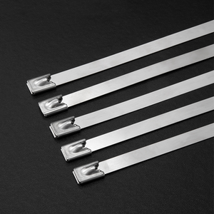 Bridas <span class=keywords><strong>de</strong></span> Cable Autoblocantes con Cierre <span class=keywords><strong>de</strong></span> Bola, Ecológicas, para Uso Industrial, <span class=keywords><strong>de</strong></span> <span class=keywords><strong>Metal</strong></span> 201, 304, 316, para Agrupar Cables, Bridas <span class=keywords><strong>de</strong></span> Acero Inoxidable - Product Image 5