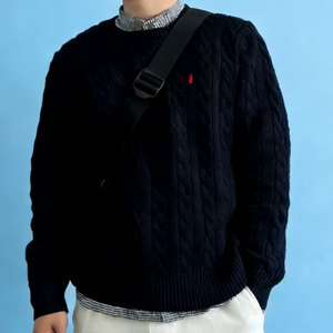 Suéteres de <span class=keywords><strong>Mujer</strong></span> de Cachemira y <span class=keywords><strong>Lana</strong></span> Merino de Calidad Original para Otoño e Invierno, Cuello Redondo, Tejido de Cable con Logotipo - Product Image 5