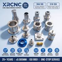 Centre d'usinage CNC à liaison 5 axes de précision, centre d'usinage vertical, pièces personnalisées en aluminium et acier inoxydable
