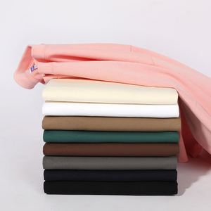 Factory Wholesale 100% Cotton Knitted <b>Plain</b> <b>White</b> Unisex Oversized T-<b>Shirt</b> Short Sleeve Custom Logo Design Printing - Product Image 3