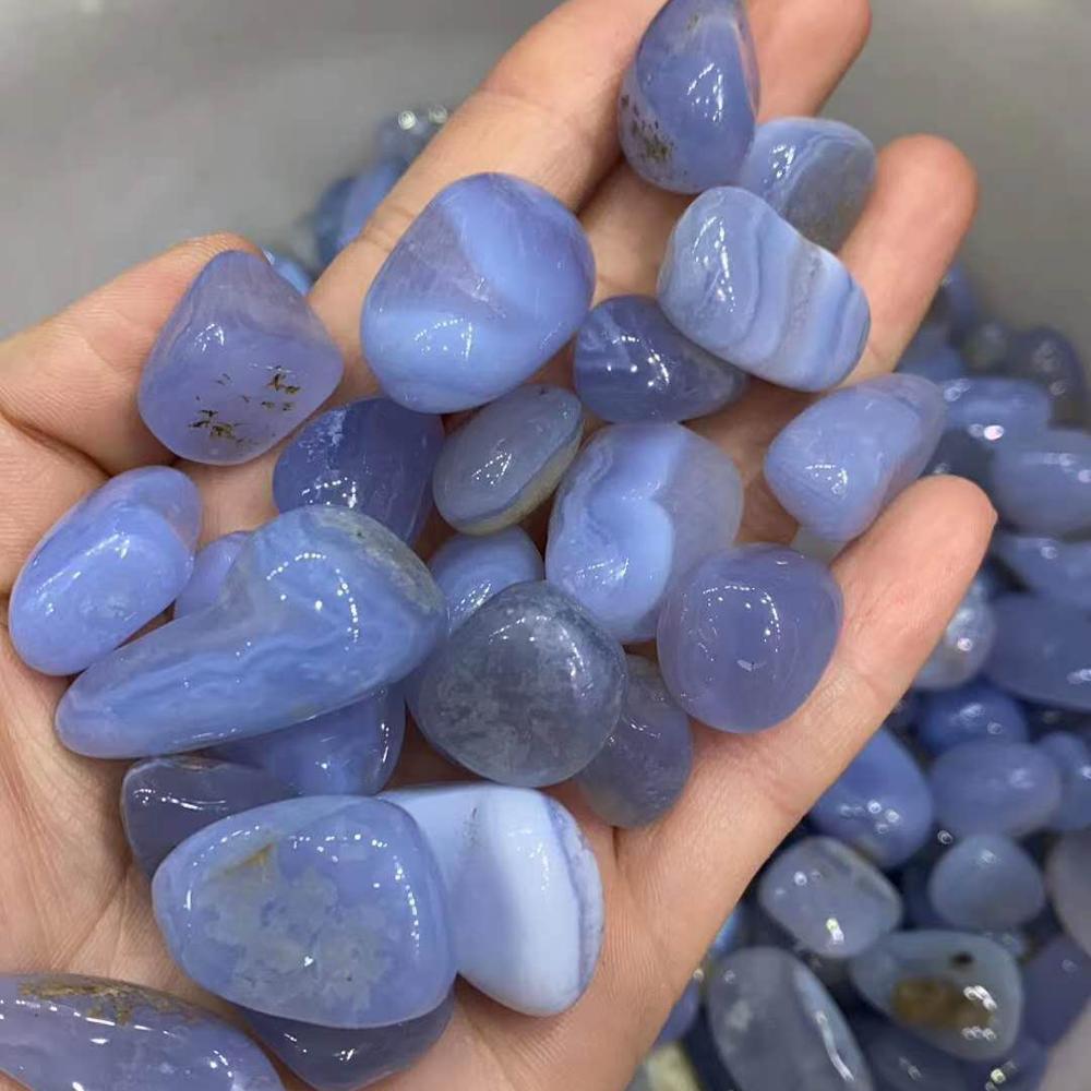 blue agate polished