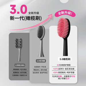 Brosse à dents manuelle pour adultes à tête large, poils souples, nettoyage premium, soin des gencives - Product Image 5