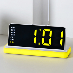 Sveglia Digitale LED al Neon Personalizzata, Orologio <span class=keywords><strong>da</strong></span> Tavolo Intelligente per Casa - Product Image 2