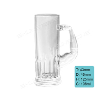 Shunstone personnalisé créatif tir bière verre tasse Style classique personnalisé Mini verre bière tasse pour dégustation