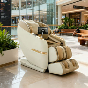 4D Ganzkörper-Elektro-Schwerelosigkeits-Heiz massage stuhl Ganzkörper-Entspannungs walze Message Recliner - Product Image 1