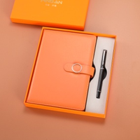 Ensemble bloc-notes A5 finition mate et stylo roller, coffret cadeau de papeterie moderne pour kit de bienvenue des employés