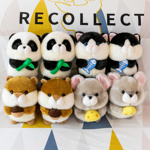 Simpatica golosa serie Super morbida bambola di Panda di peluche di matrimonio che lancia la notte del mercato giocattolo per afferrare la bancarella della maglia lavata per alleviare lo Stress all'ingrosso - Product Image 1