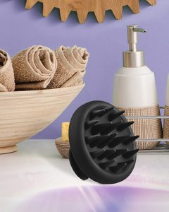 Wholesale Silicone <b>Scalp</b> Scrubber <b>Brush</b> Soft Bath <b>Brush</b> Hair Shampoo <b>Brush</b> <b>Scalp</b> Massager - Product Image 3