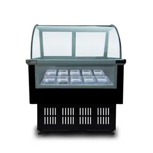 Small Commercial Refrigerator And Refrigerated Produce Display Cooler Popsicle Ice Cream Freezer