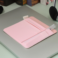 Organisateur à 2 poches pour souris, support adhésif pour ordinateur portable et étui pour disque dur externe