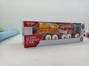 Huanger <span class=keywords><strong>รถ</strong></span>ของเล่นผ้าหกล้อ2ชิ้นสำหรับเด็กวัยหัดเดินดึงถอยหลัง<span class=keywords><strong>รถ</strong></span>ของเล่นรวมทั้งเครื่องยนต์ดับเพลิงและ<span class=keywords><strong>รถ</strong></span>บรรทุกน้ำมัน - Product Image 4