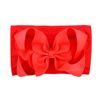 Accessoires pour cheveux en jacquard pour bébé, mode parent-enfant, couleur unie simple, nœud pour enfants de 6,3 pouces, bandeau en polyester, 227 unisexe