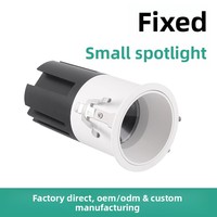 Projecteurs LED en aluminium à CRI 95+ de haute qualité, directement d'usine, pour magasins de vêtements, présentoirs à vin, vitrines, effet champ étoilé, petite ouverture